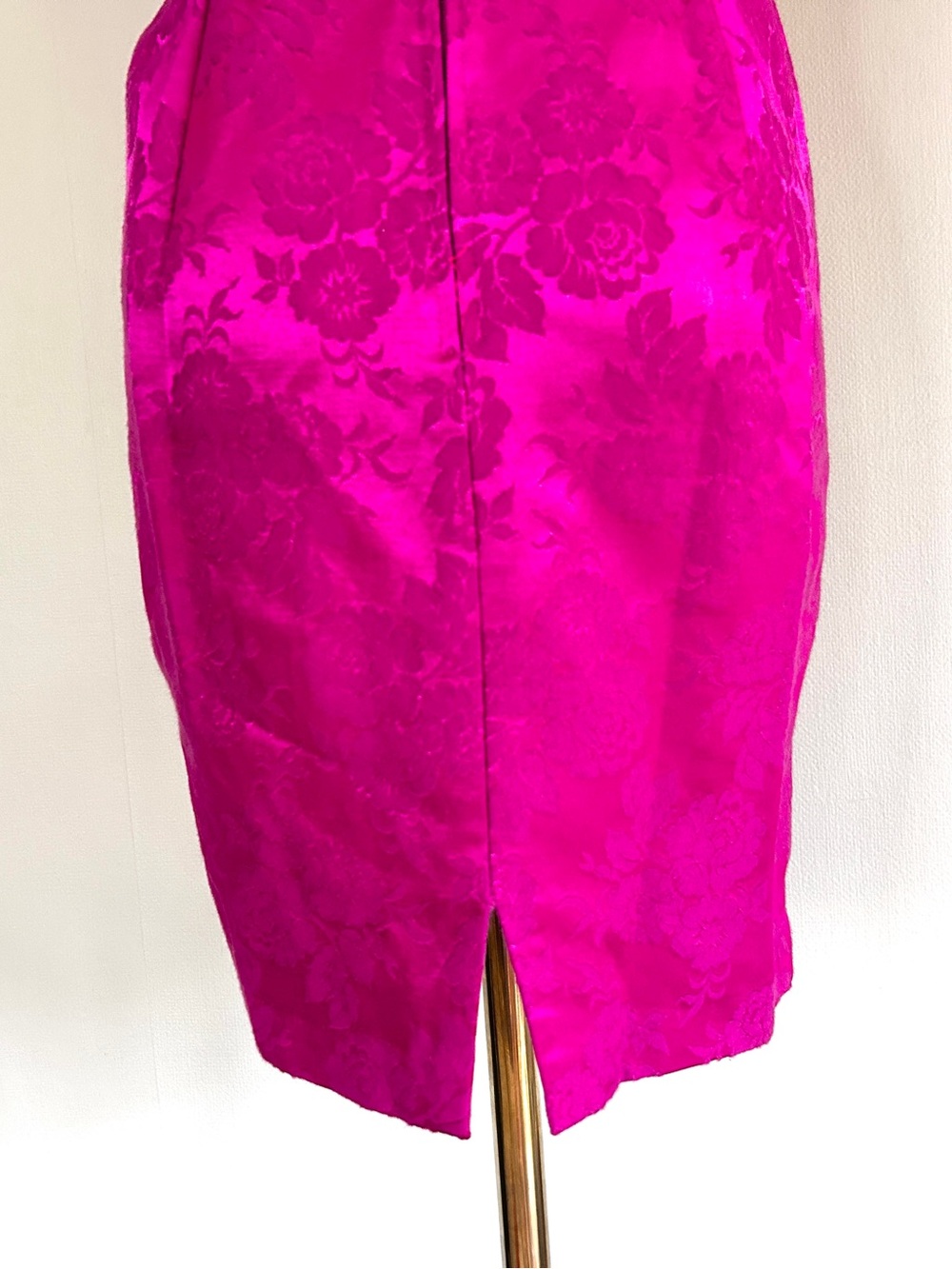 Vintage Jessica McClintock Gunne Sax 90s Barbie Fuchsia Sequin Party Dress ~ XXS - Picture 10 of 16